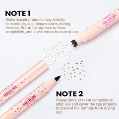 Jolilab pluma: punta de precisión para delineado suave y cejas definidas.