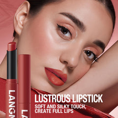 Jolilab vegan formula lipstick highlights gentle, comfortable wear for sensitive lips.