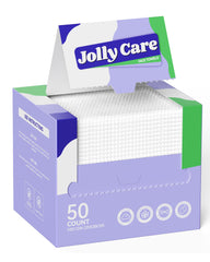 Jolly Care toallas faciales 10x12 en empaque individual para uso higiénico diario.