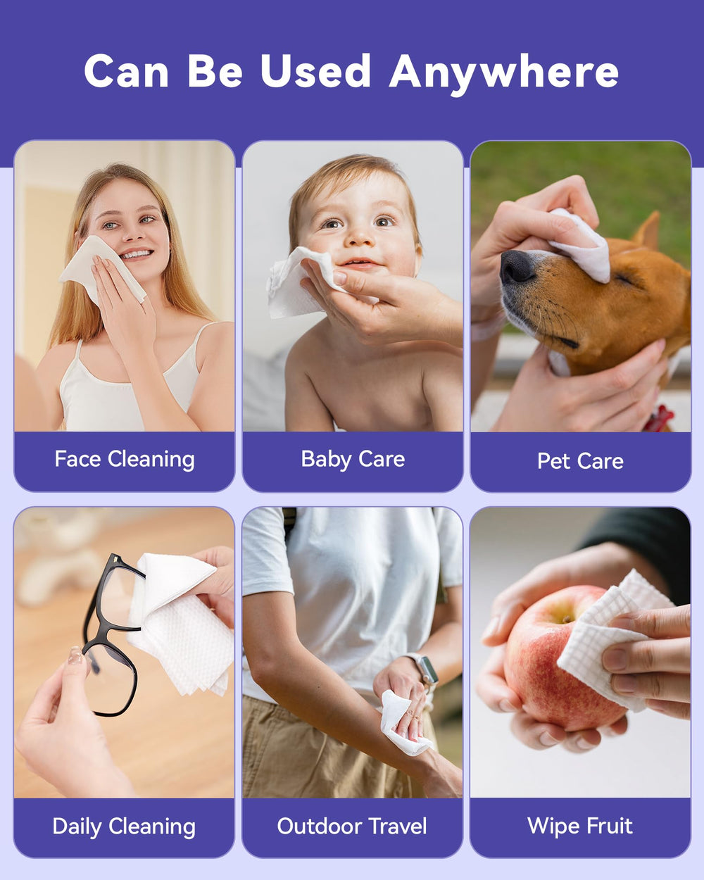 Jolly Care toallas para limpieza del hogar y oficina.