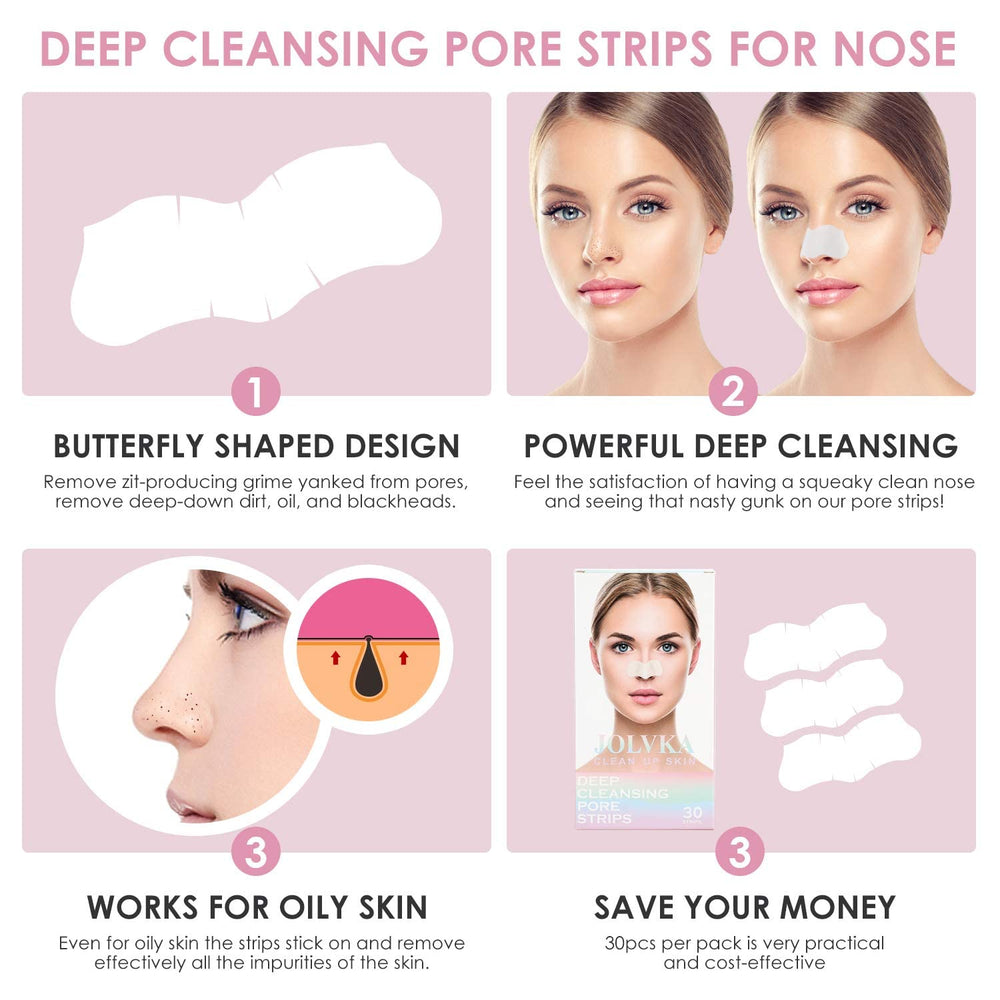 JOLVKA strip with Witch Hazel for clearer-looking nose skin.