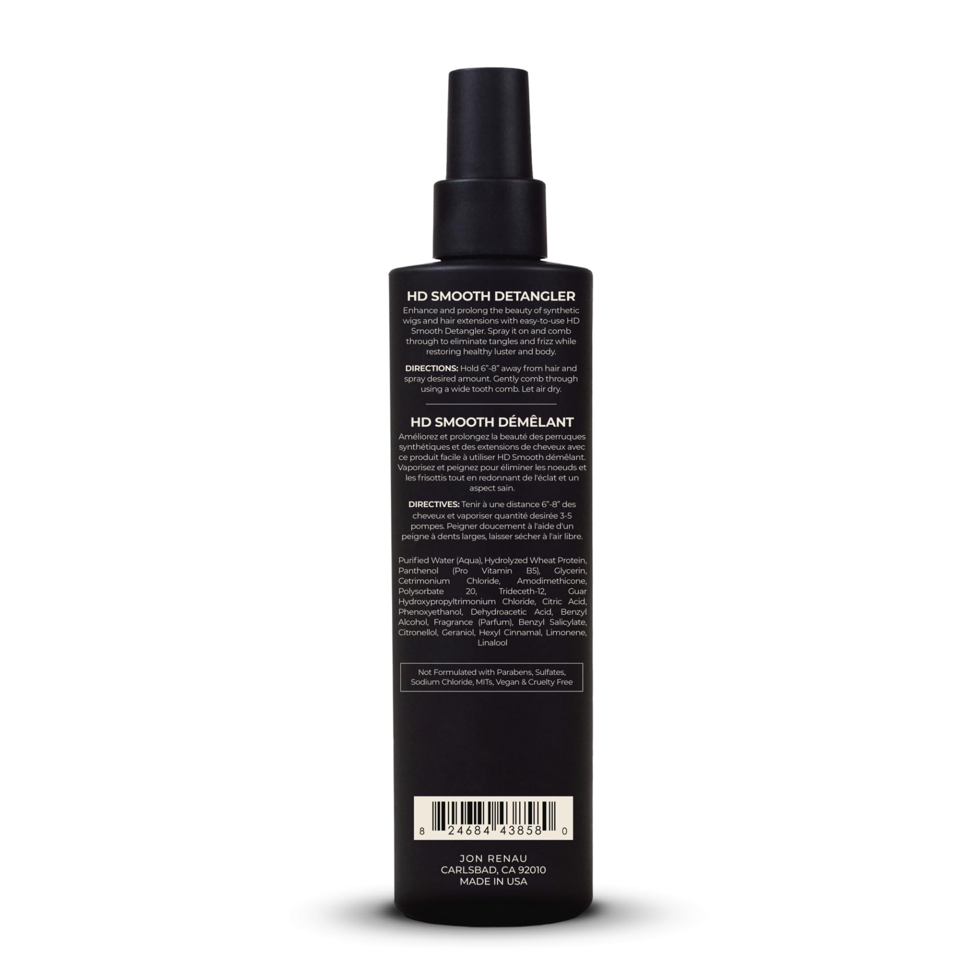 Jon Renau HD Smooth Detangler mantiene movimientos naturales y estilo listo para usar.