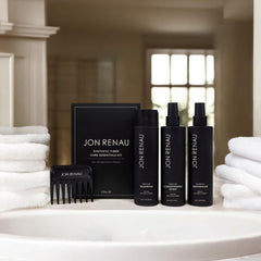 Jon Renau wide-tooth comb detangles with less snag for smooth fiber movement
