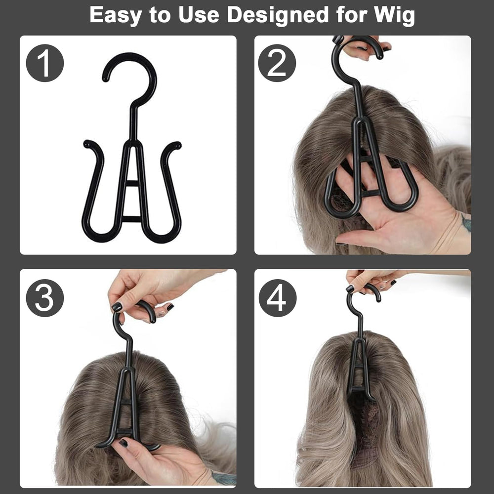 Jonley front transparent panel lets you identify wigs quickly