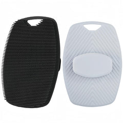 Jopplim dos-pack cepillo corporal de silicona, exfoliación suave para piel sensible.