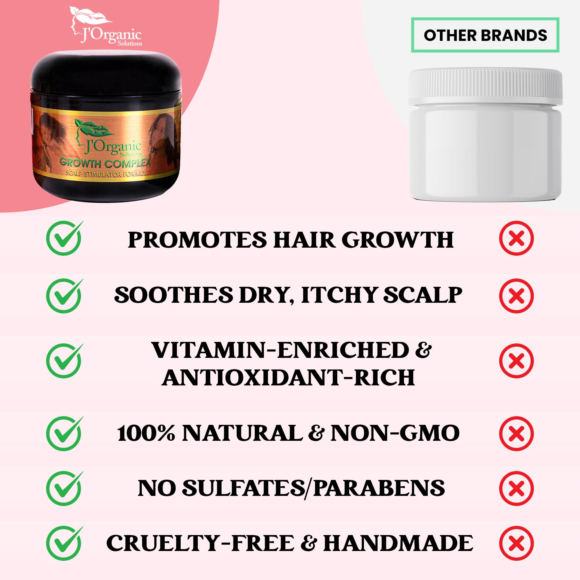 Lanolina de J'Organic Solutions para cabello de niños