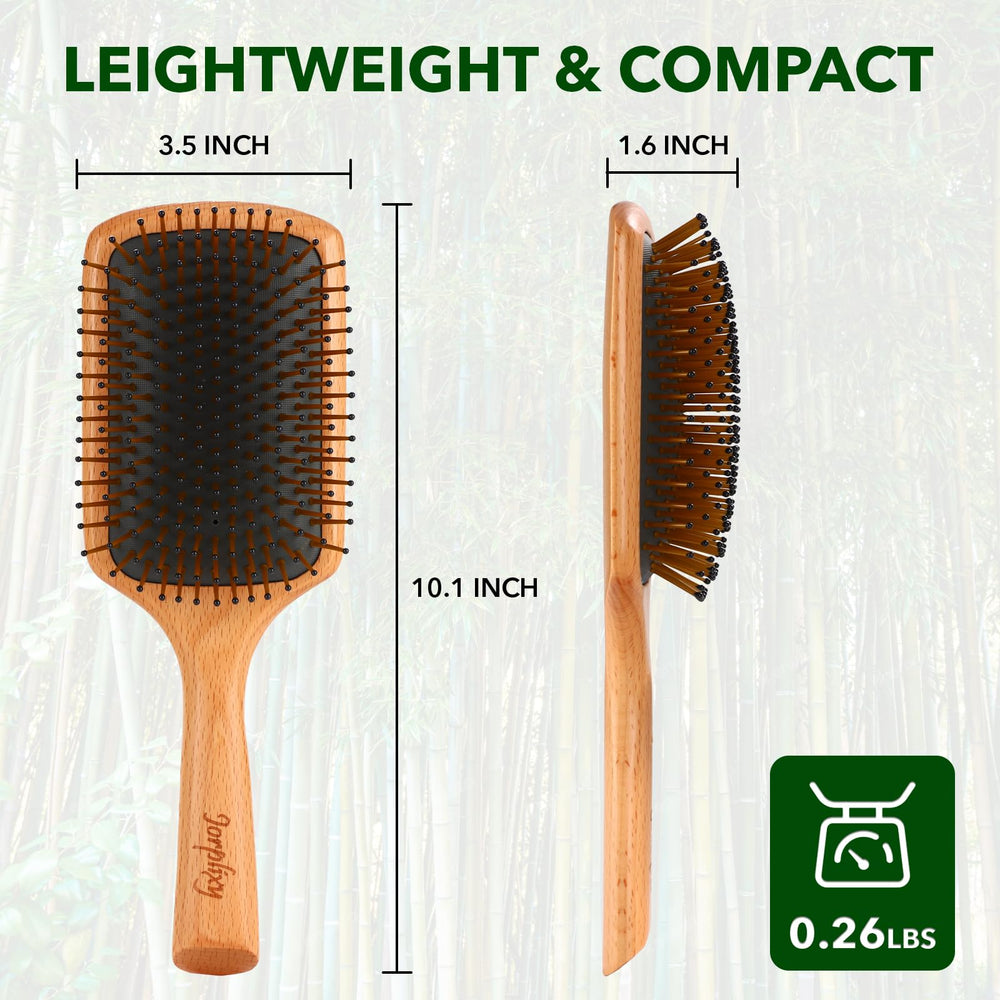 Jorplixy curly-hair friendly brush for smooth detangling.