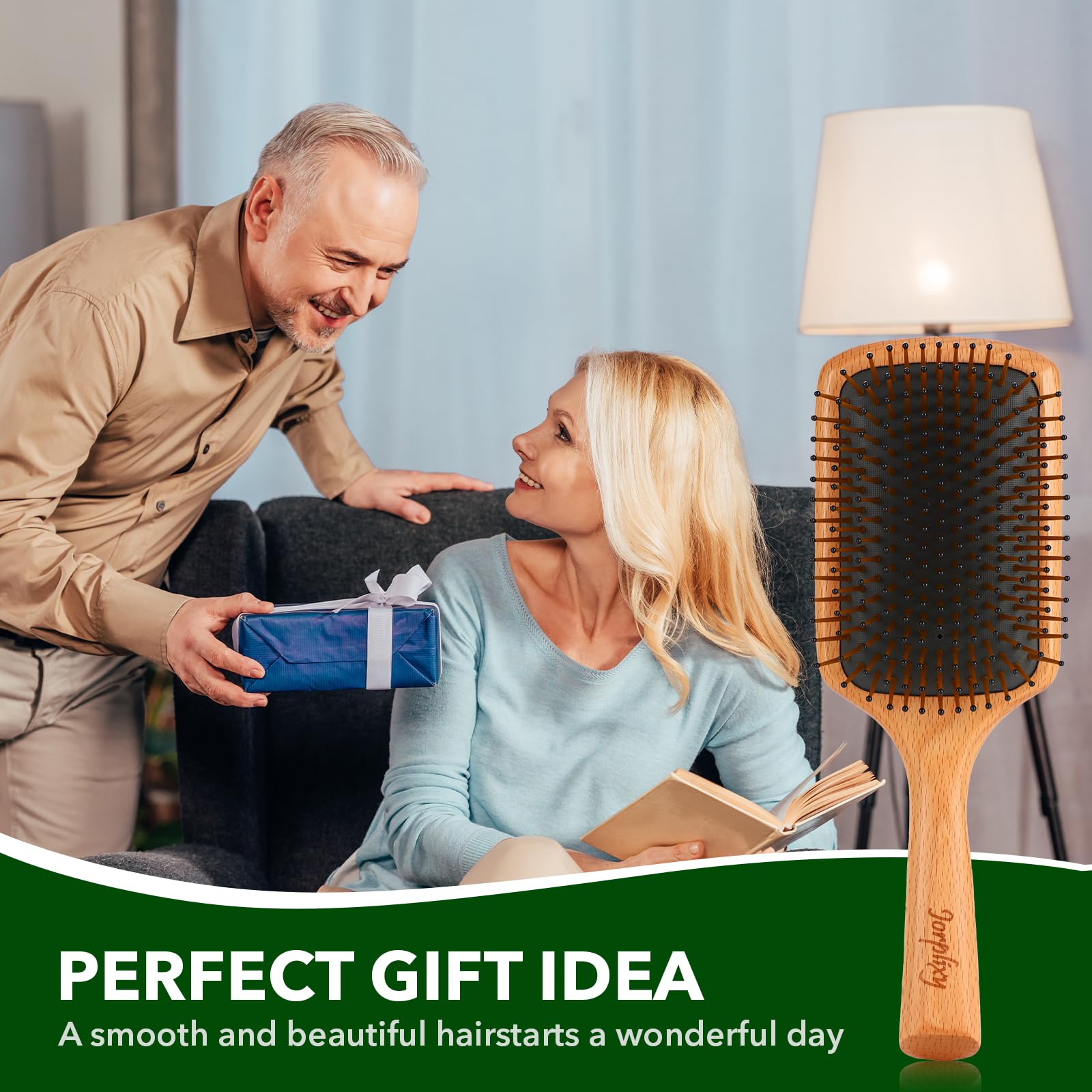 Jorplixy travel-friendly brush fits gym bags.