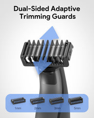 Jorvex Guard Combs Kit 3mm body comb reduces drag for smoother trims.