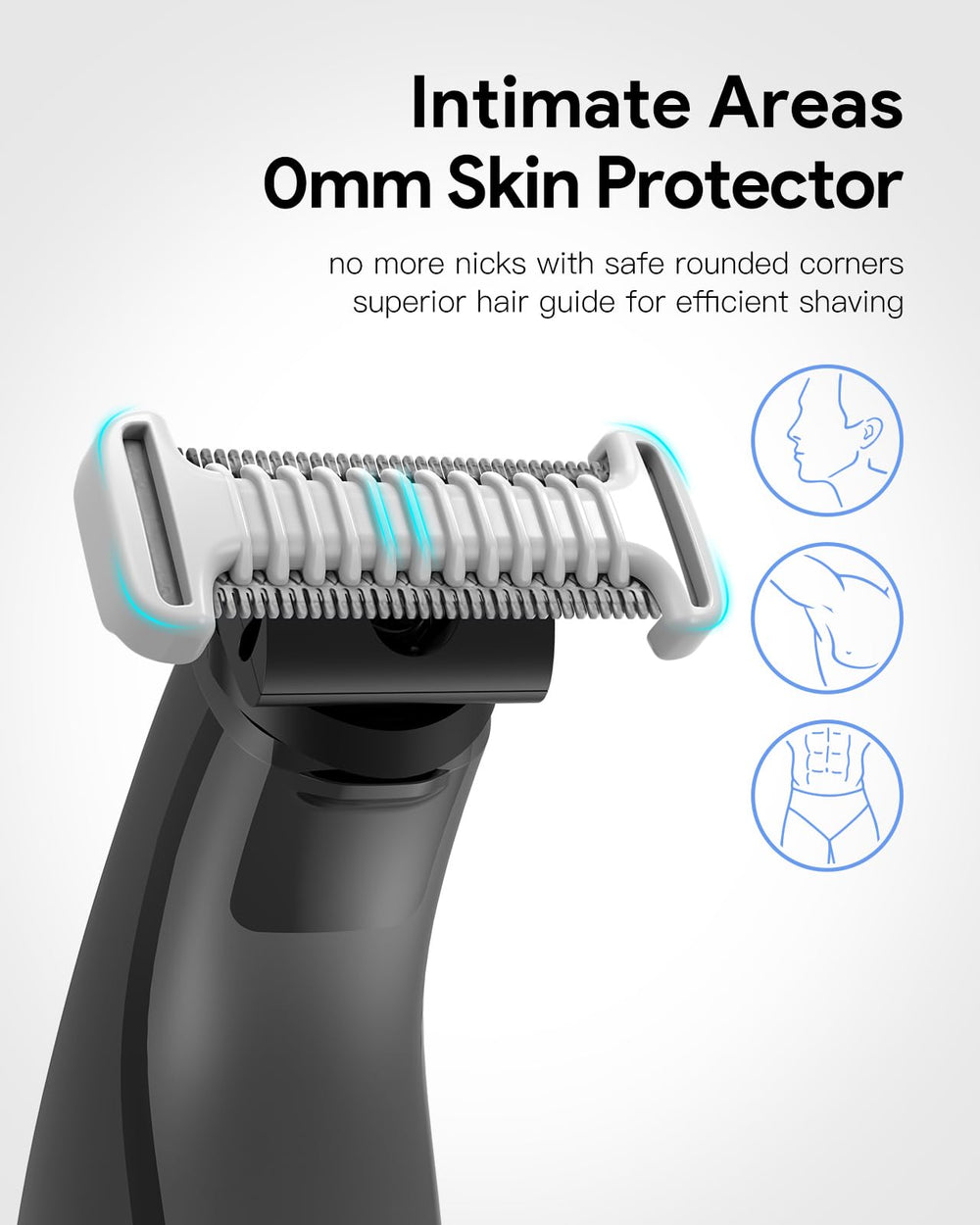Jorvex Guide Guards 2mm comb for even stubble shaping.