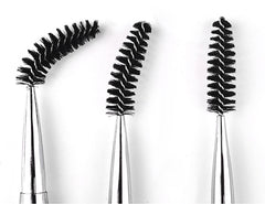 JOSALINAS eyebrow brush applicator in pink for even product distribution and defined arches.