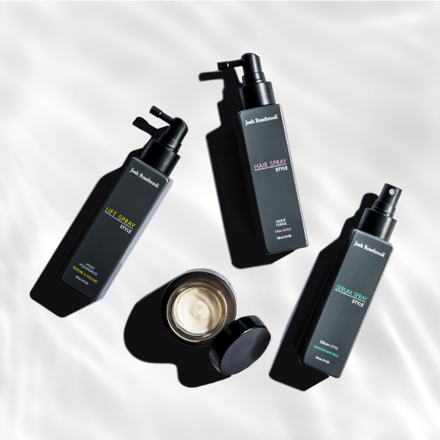 Cabello con color tratado usando Hair Spray de Josh Rosebrook