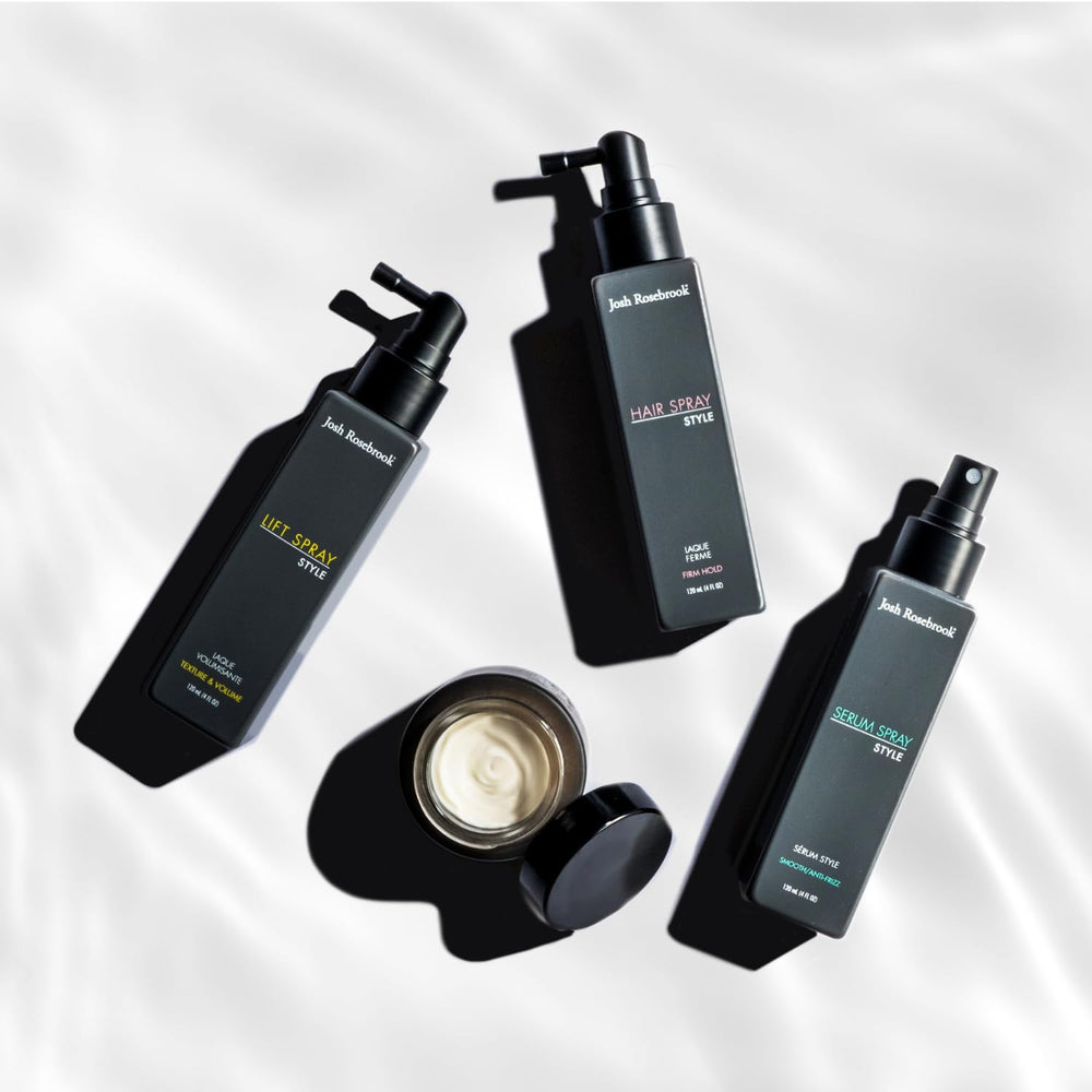 Cabello con color tratado usando Hair Spray de Josh Rosebrook