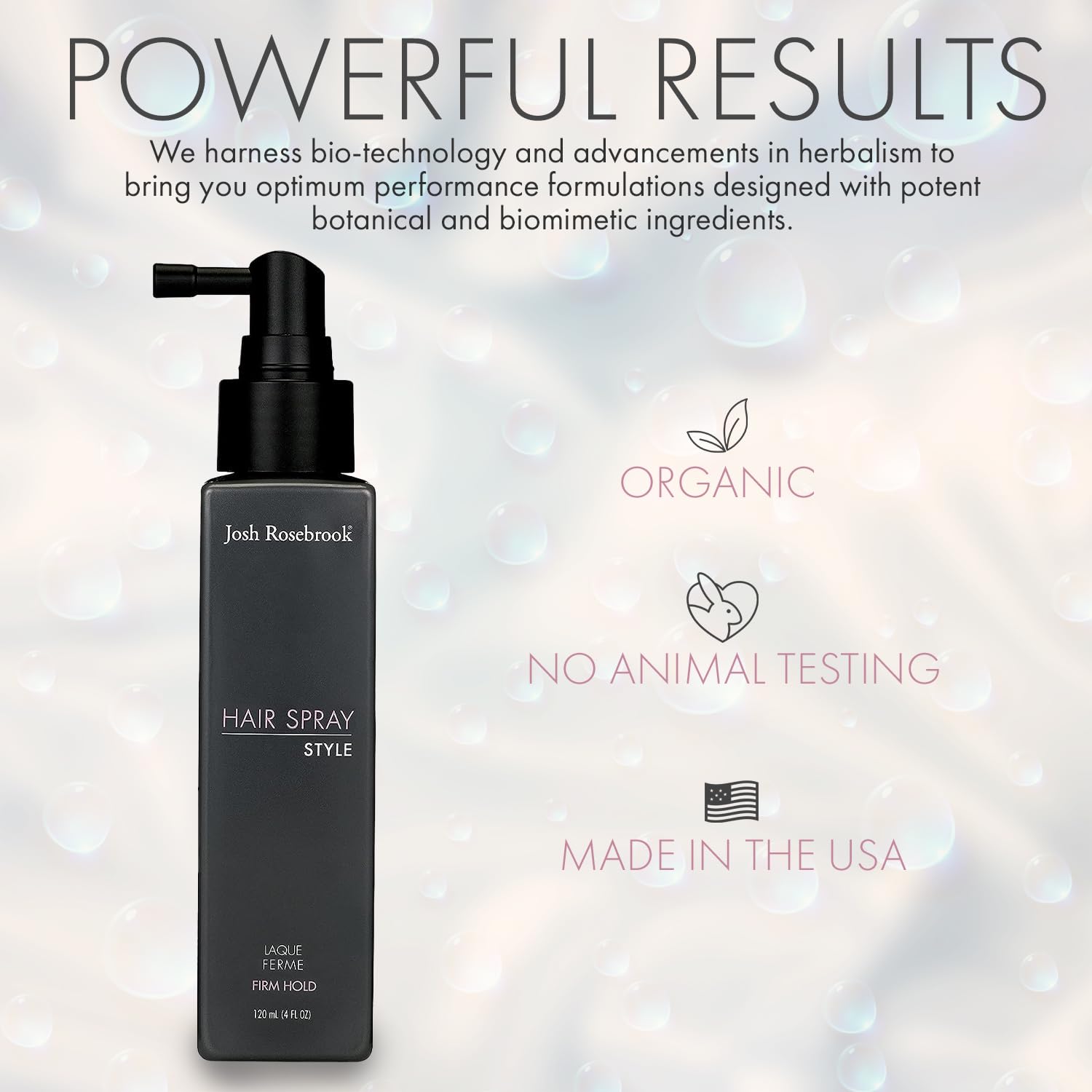 El Hair Spray fijando estilo con movimiento natural