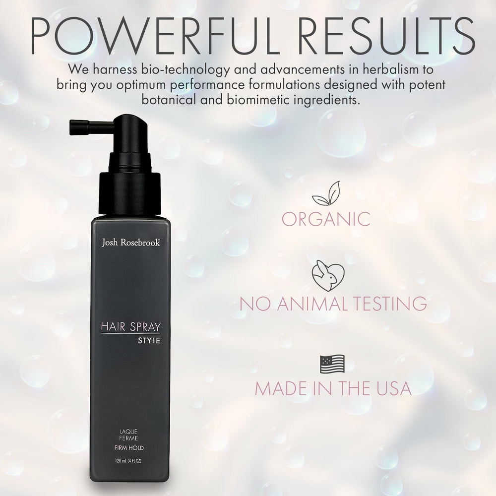 El Hair Spray fijando estilo con movimiento natural