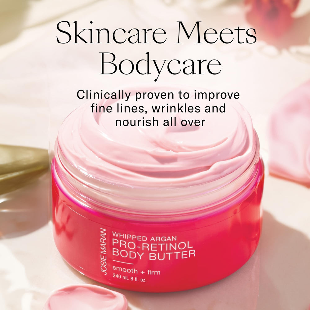 Josie Maran air whipped cream texture demonstrates smooth glide for everyday hydration
