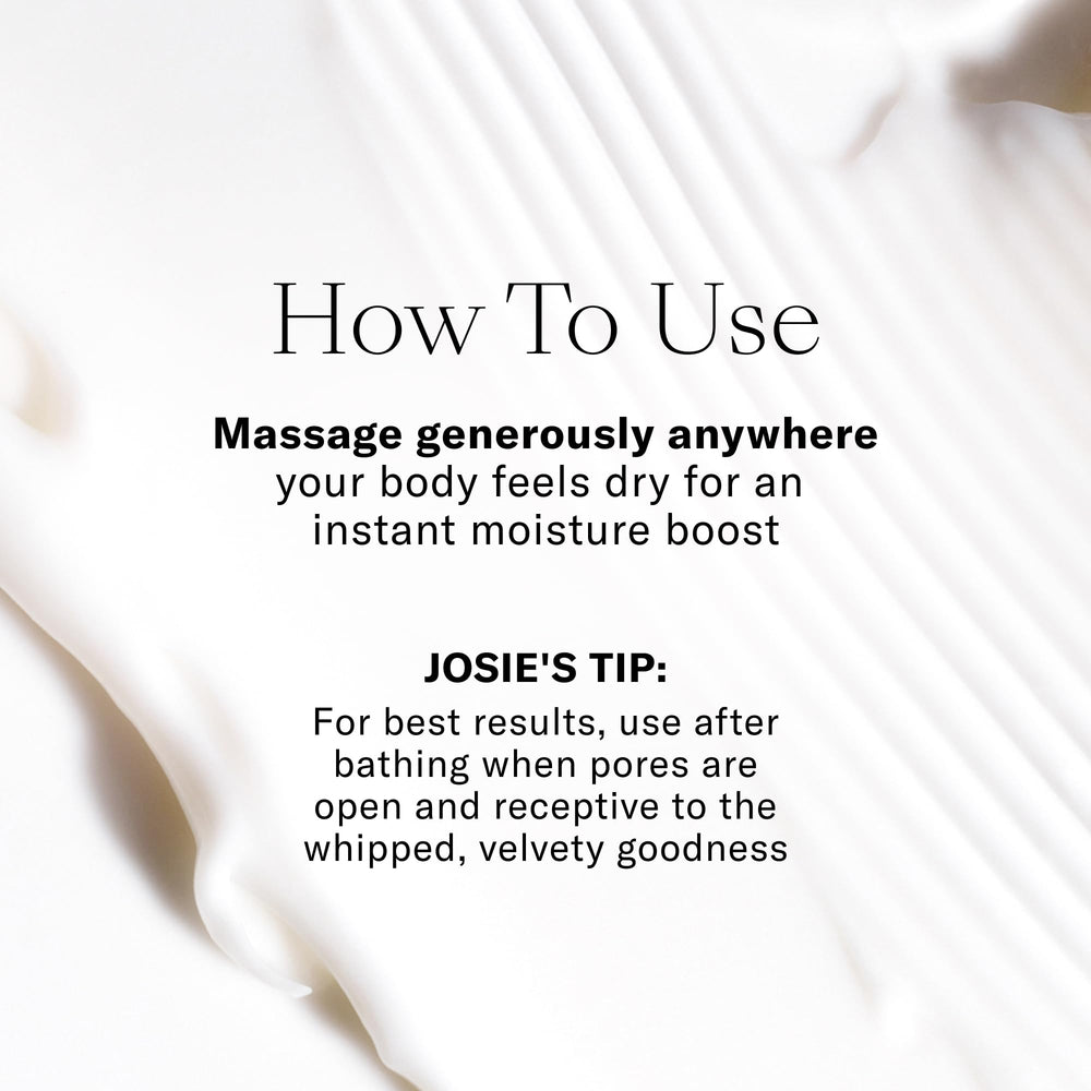 Josie Maran aplicación despues de ducha: hidratación óptima al abrir poros.
