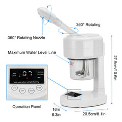 JOSTZHXIN extendable-arm steamer with 360° nozzle for customizable sessions.