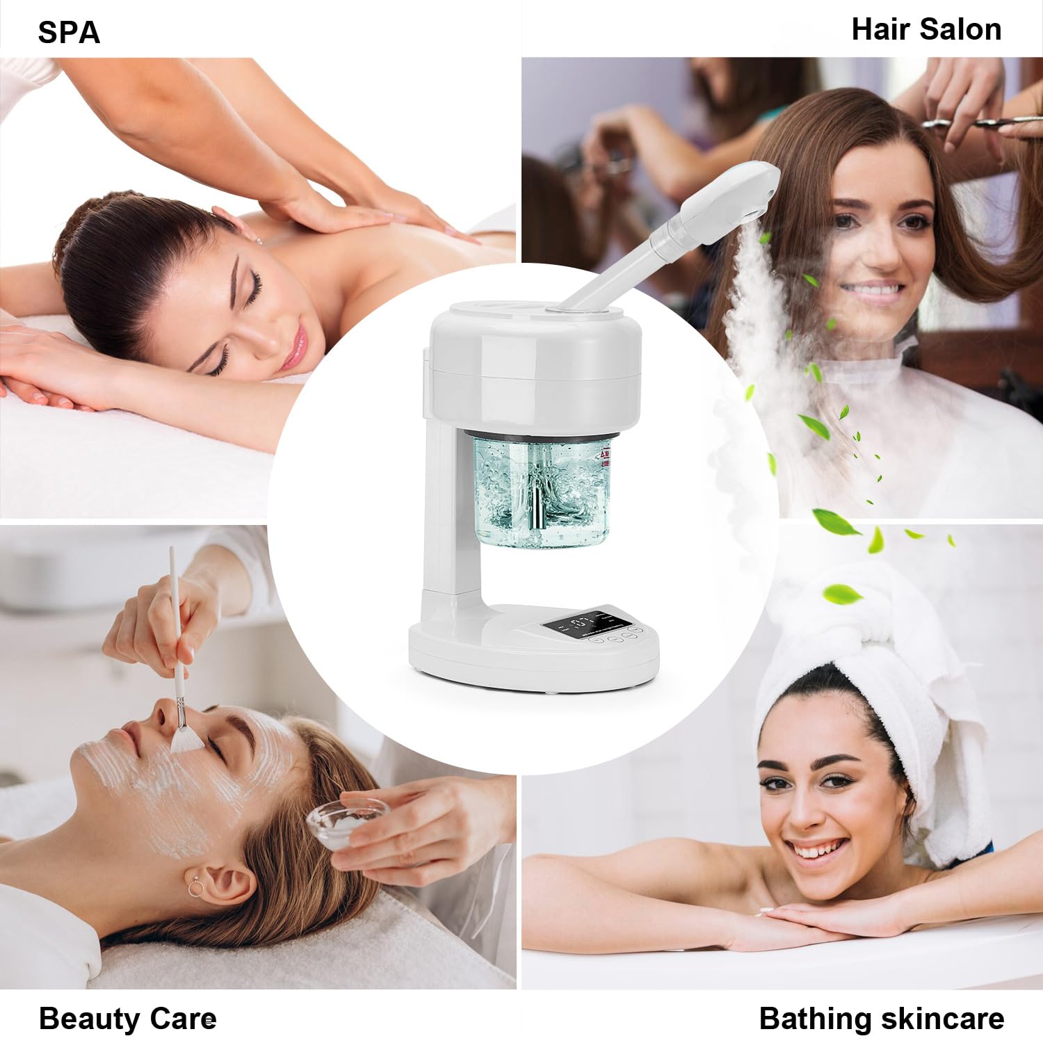 JOSTZHXIN hot steam mode provides soothing warmth during sessions.