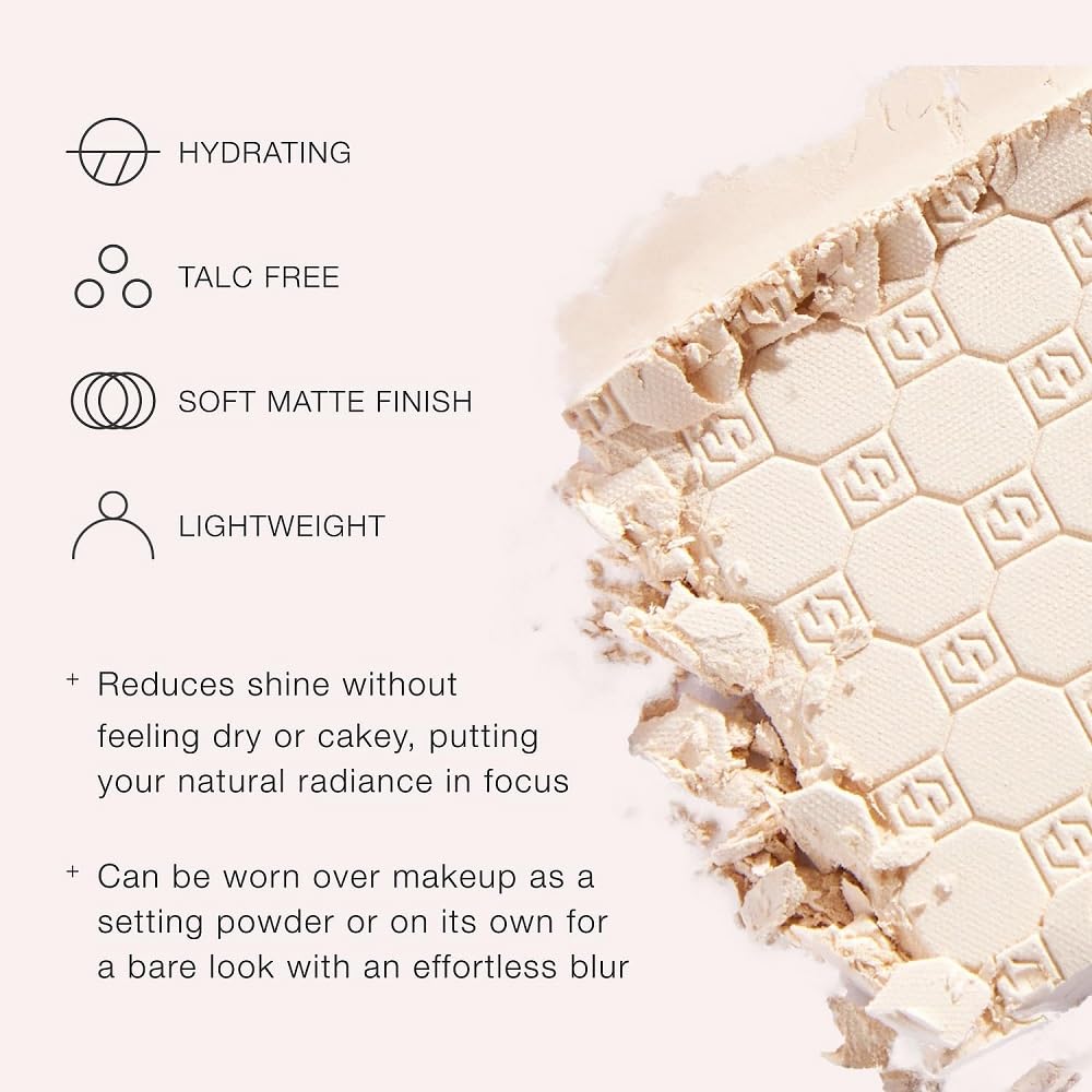 Jouer matte finish blurring powder delivers a refined complexion with a soft, oil-control look.