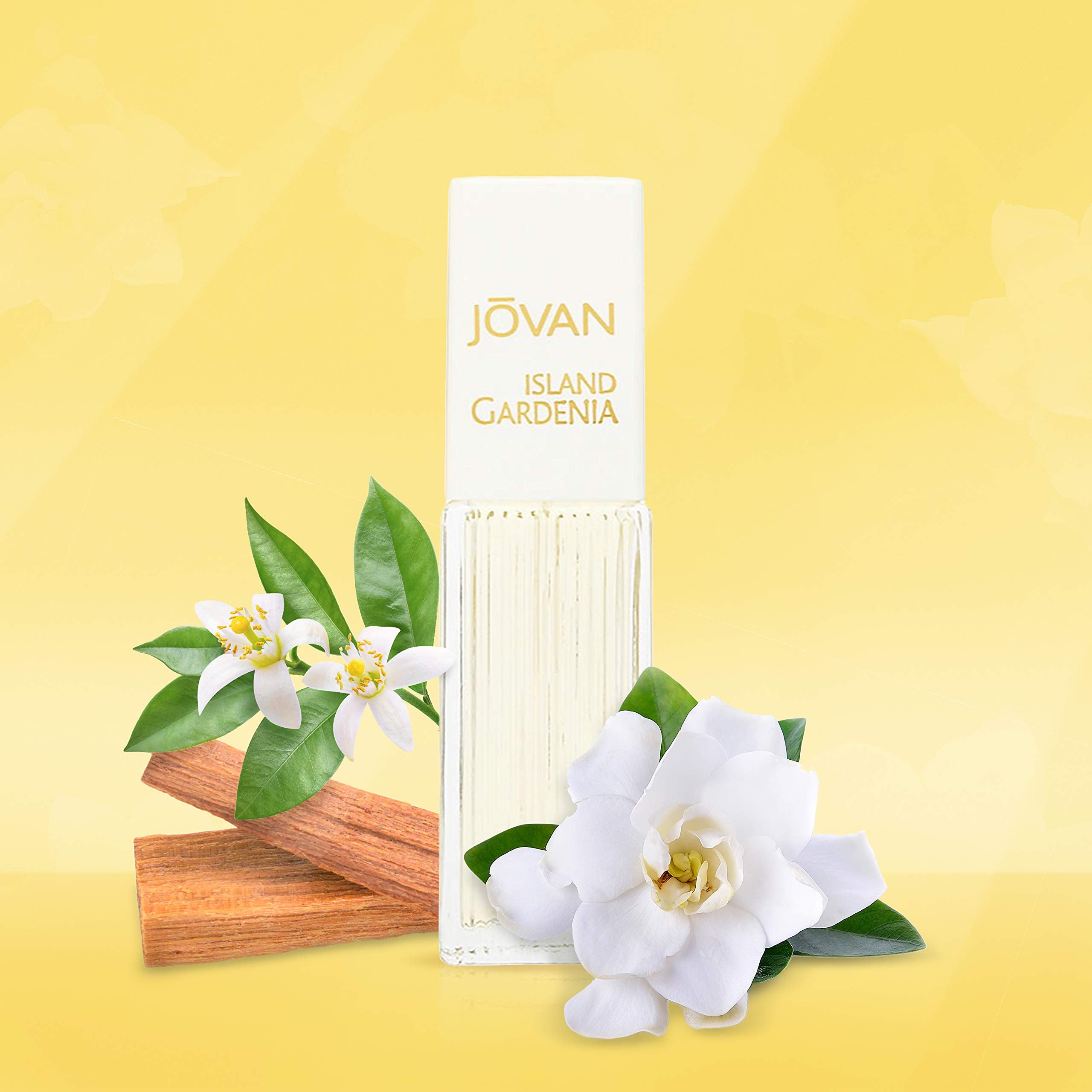 Jovan Island Gardenia travel-size spray for on-the-go freshness.