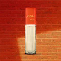Jovan Musk cap closeup emphasizes premium packaging and easy handling.