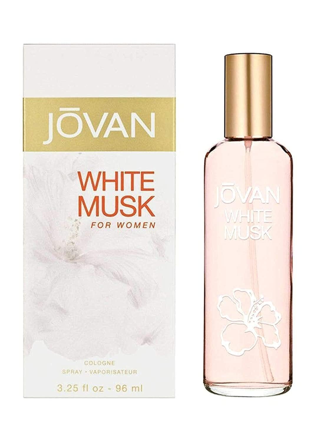 Jovan White Musk bottle front view, ideal for everyday wear.