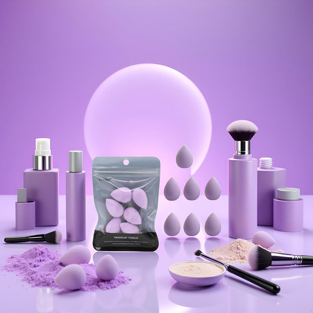 Jowxsx eye-shadow blending mini sponge for defined lid color.