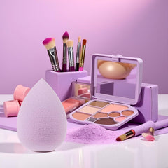 Jowxsx foundation-application mini sponge for smooth, streak-free finish.