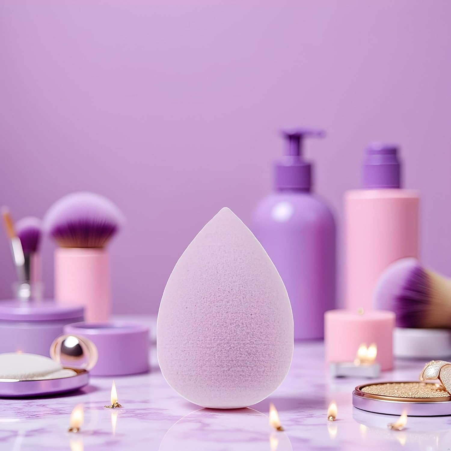 Jowxsx soft-texture sponges deliver smooth application with liquids or powders.