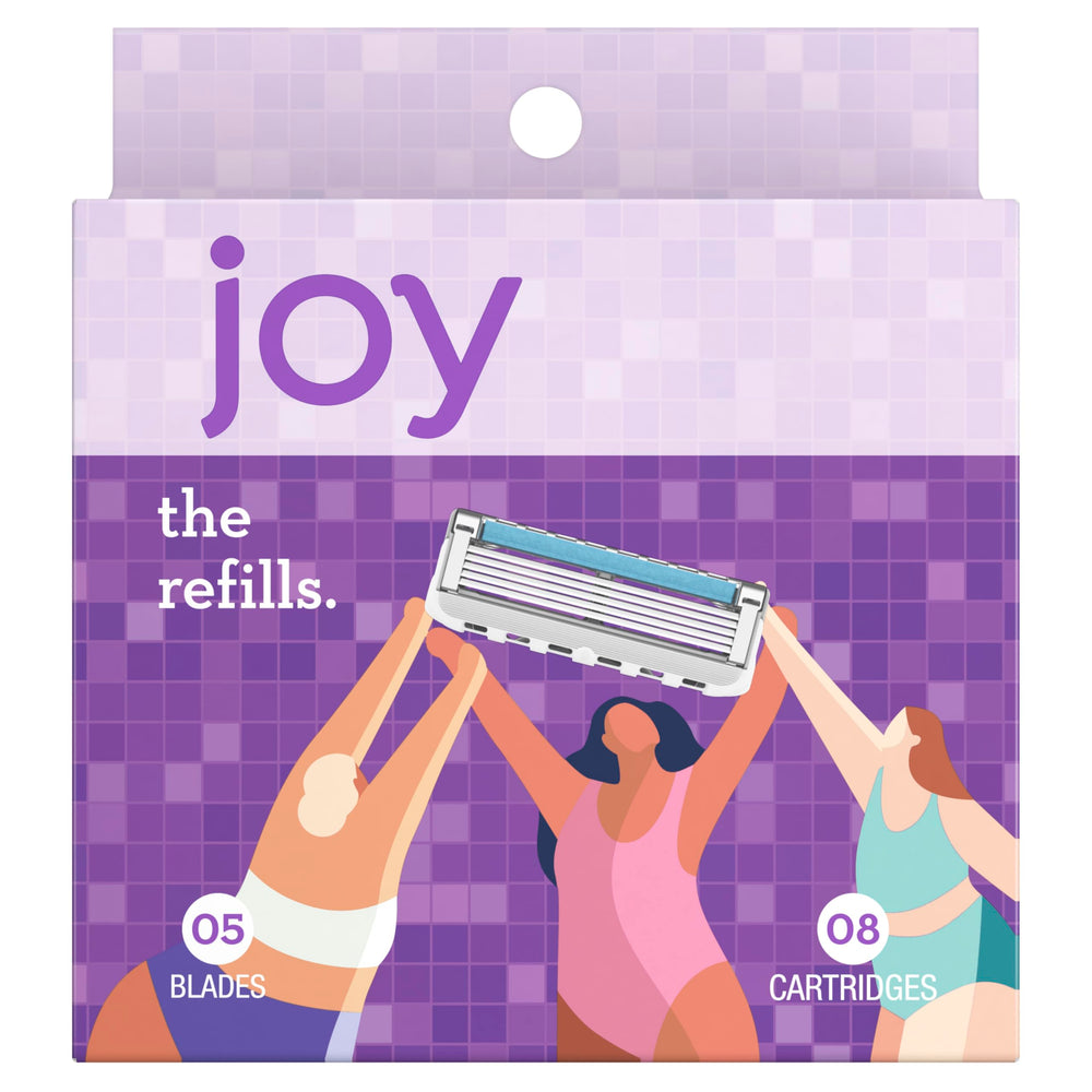 JOY cruelty-free branding highlights skin-friendly design.