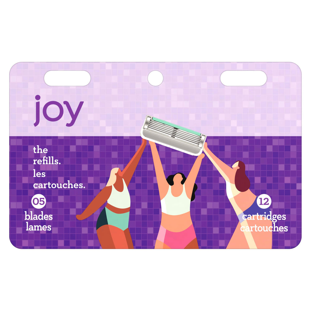 JOY how-to video guides you to shave safely with your refills.