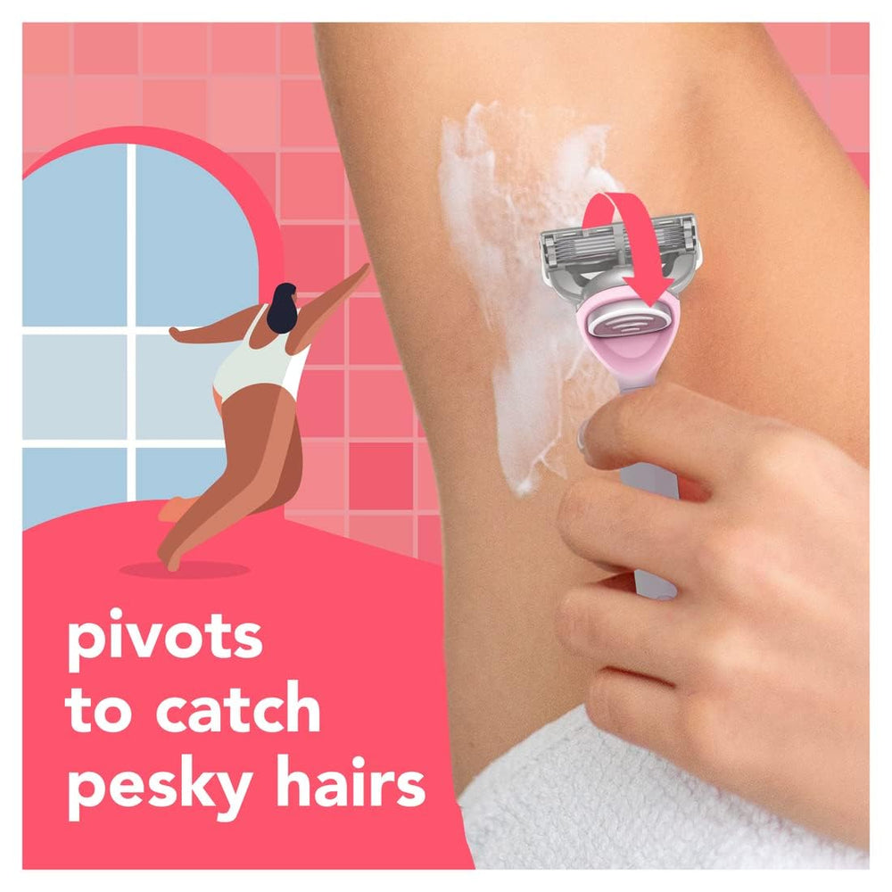 JOY razor used on bikini area for accurate reach