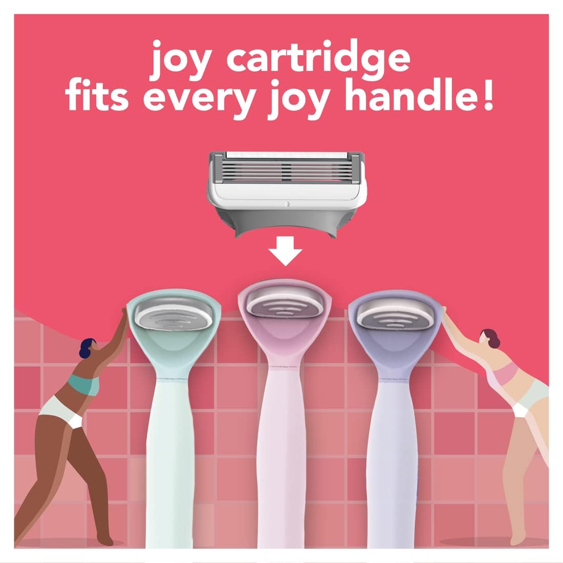 JOY razor used on toe hair for hard-to-reach spots