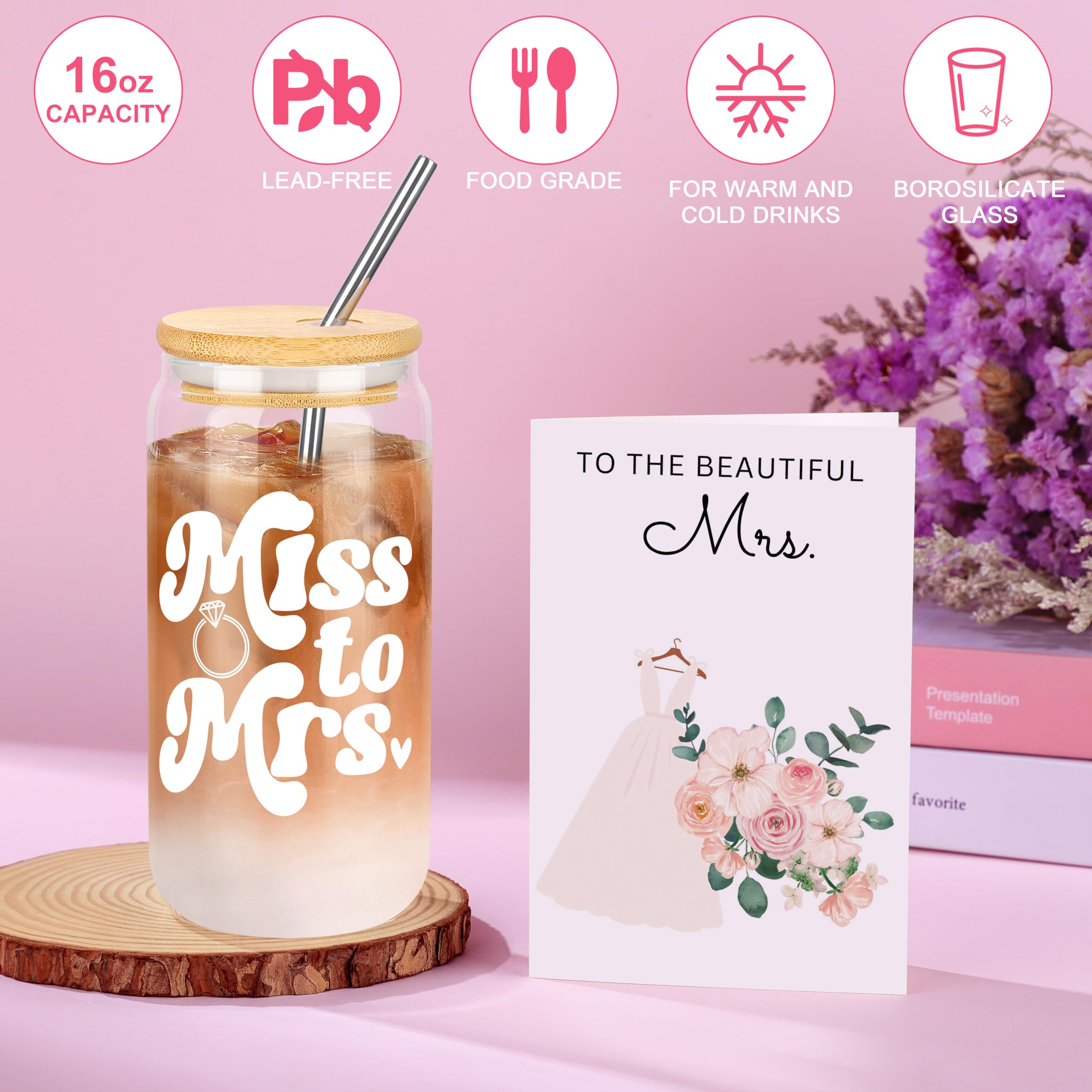 JoycuFF greeting card adds a personal note to the bride