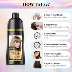 Joyful Young 3-in-1 shampoo cleanses colors and conditions at home