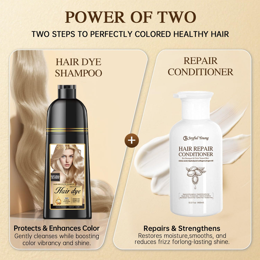 Joyful Young color fades gradually with washing, reducing touch-ups.
