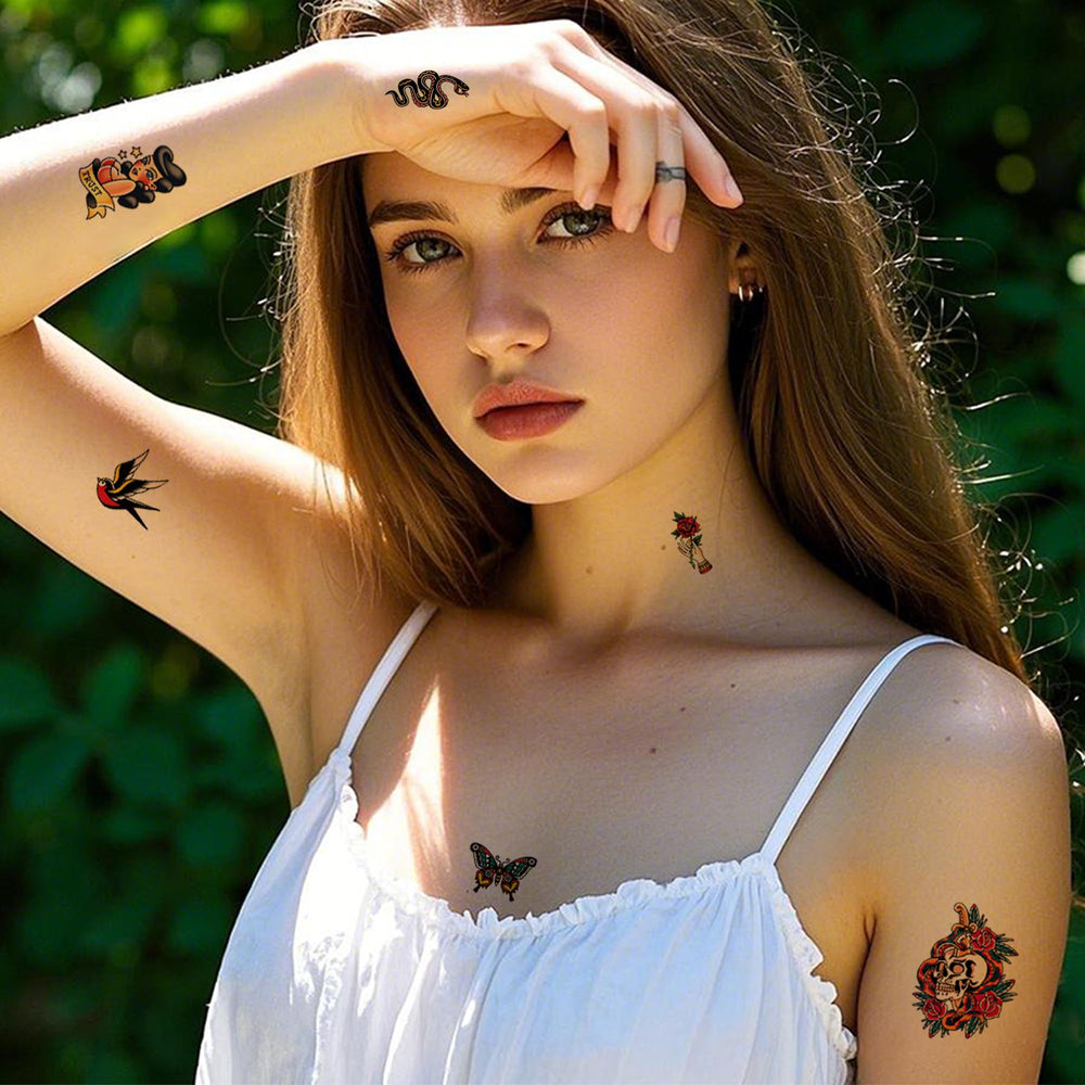 JoyfulGlam includes a mix of butterflies, eagles, and leopards for variety
