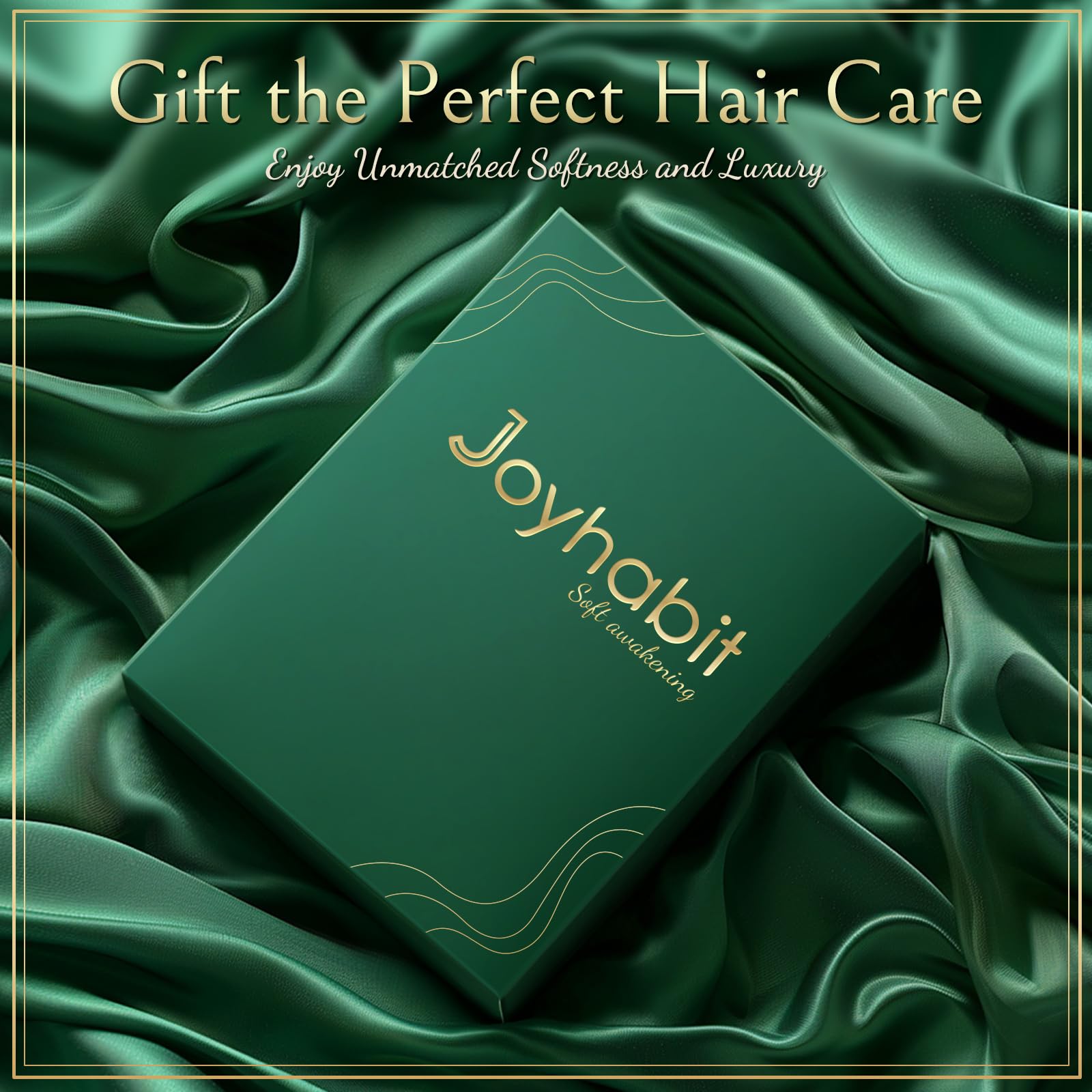 Protección nocturna de Joyhabit bonete para cabello rizado y liso por igual.