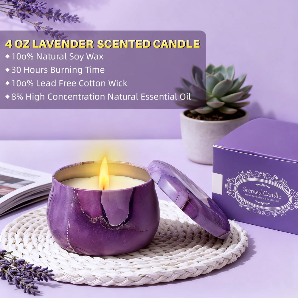 Joyvella aromatic candle — gentle fragrance for calming ambiance