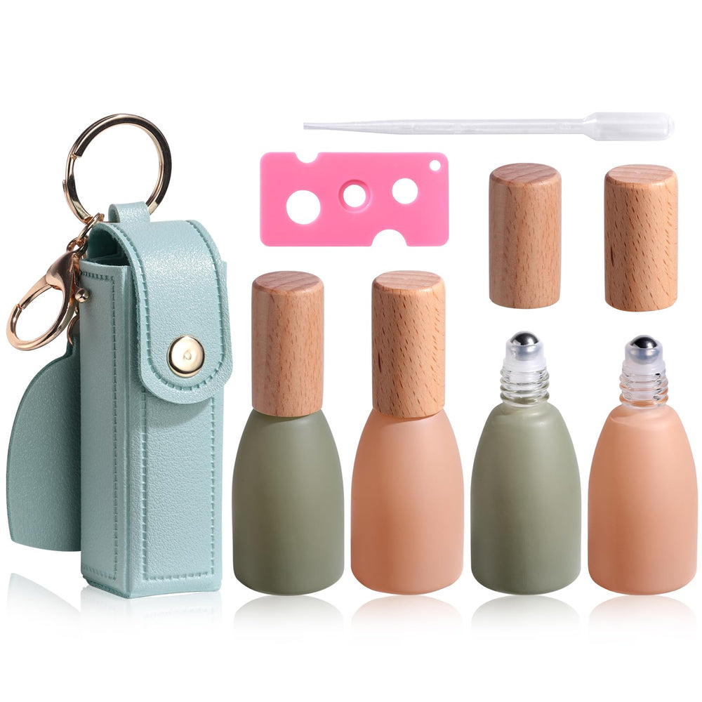 JPNK essential oils roll-on 4-pack bottle front view for on-the-go aromatherapy