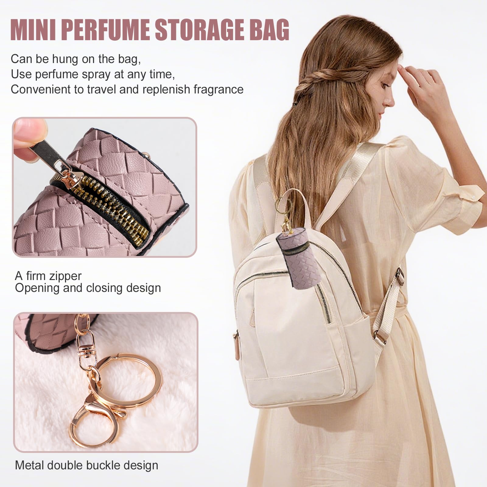JPNK mini perfume atomizer 5ml in gold for a luxe look