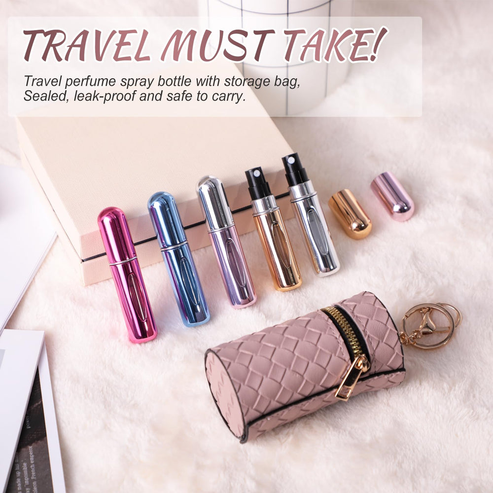 JPNK mini perfume atomizer 5ml in pink for stylish travel