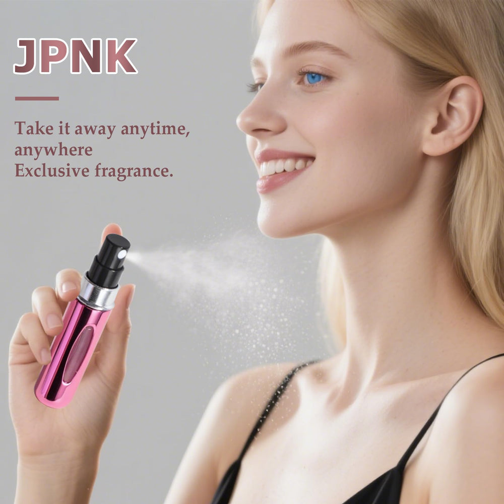 JPNK mini perfume atomizer 5ml in purple for chic travel
