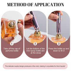 JPNK mini perfume atomizer 5ml in red for bold fragrance on the go