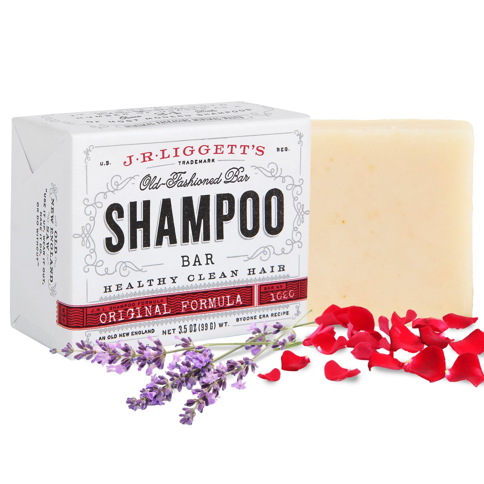 J.R.LIGGETT'S champú en barra: limpieza suave para cabello sensible.