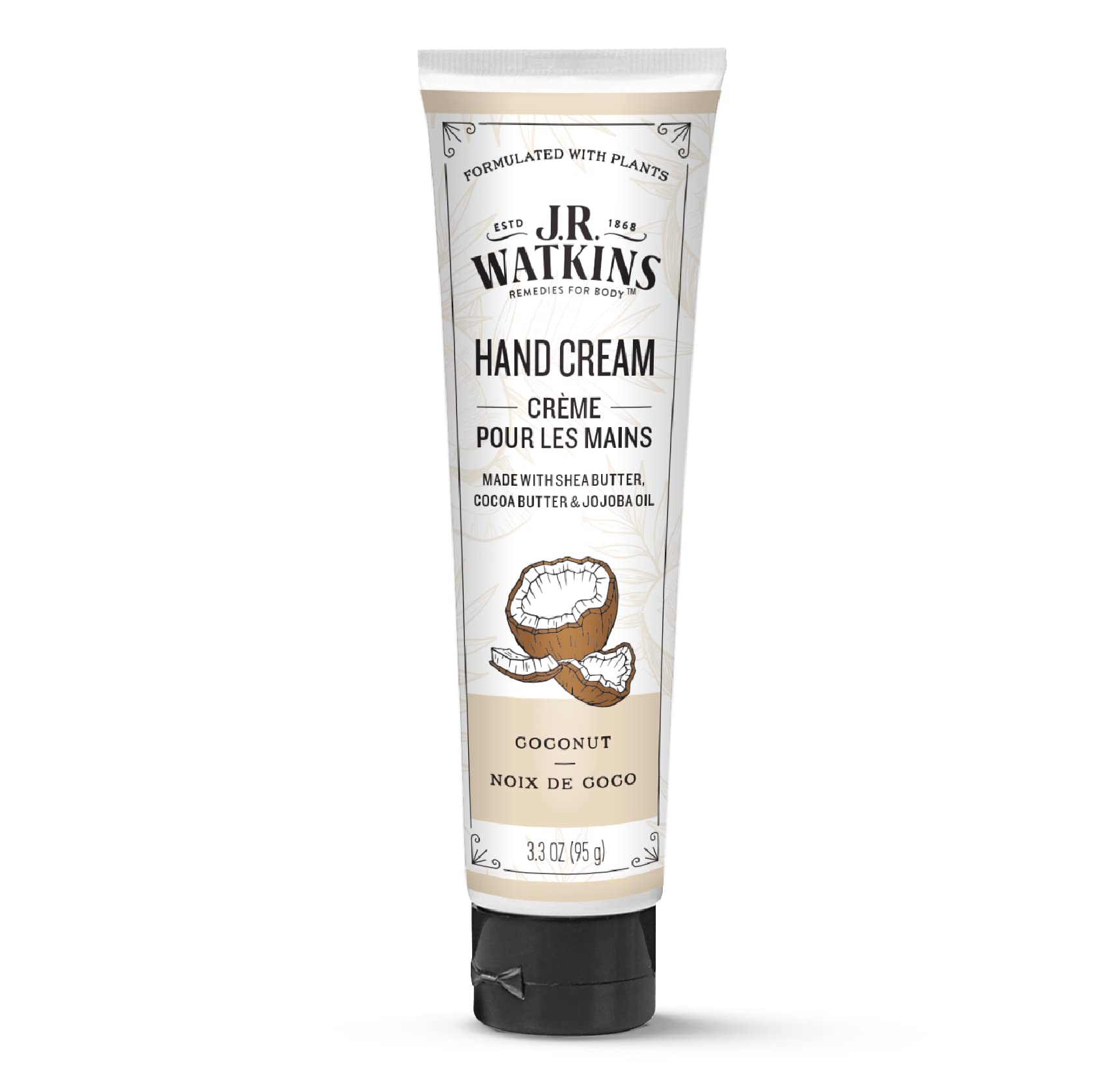 Crema de manos J.R. Watkins en empaque USA, hidrata y suaviza piel seca.