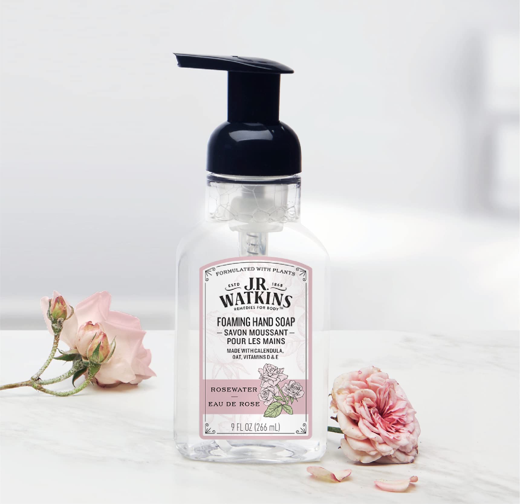 Fragancia de rosas que perfuma sin irritar la piel.