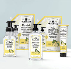 J.R. Watkins jabon limon aroma refrescante ideal para cada lavado.