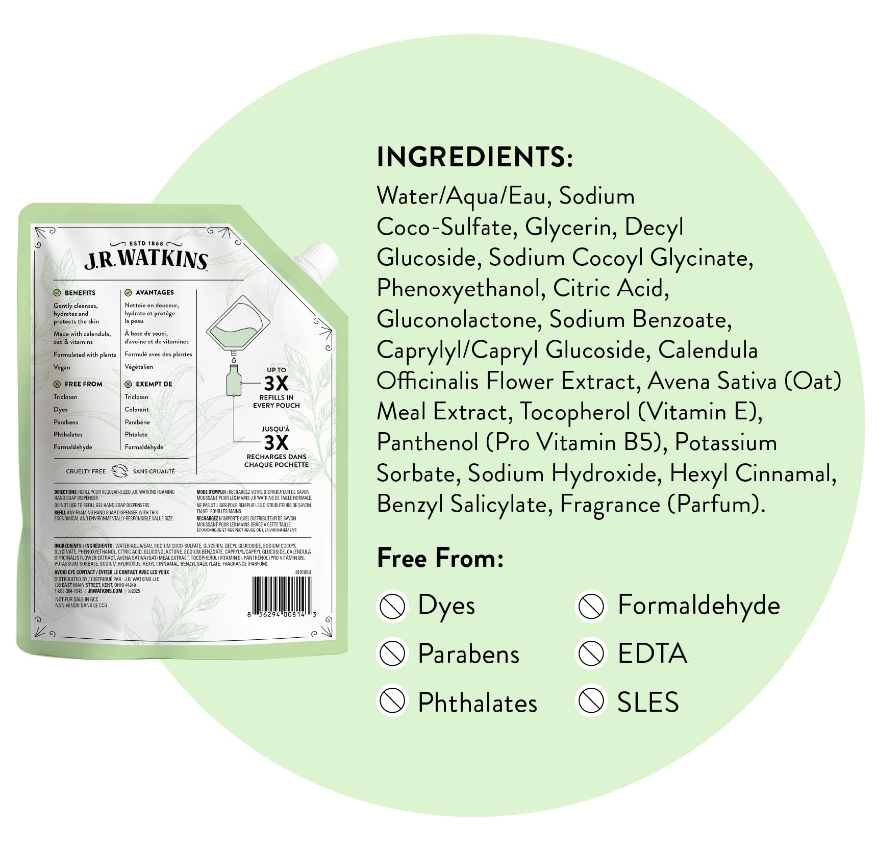 J.R. Watkins eco-friendly packaging reduces waste